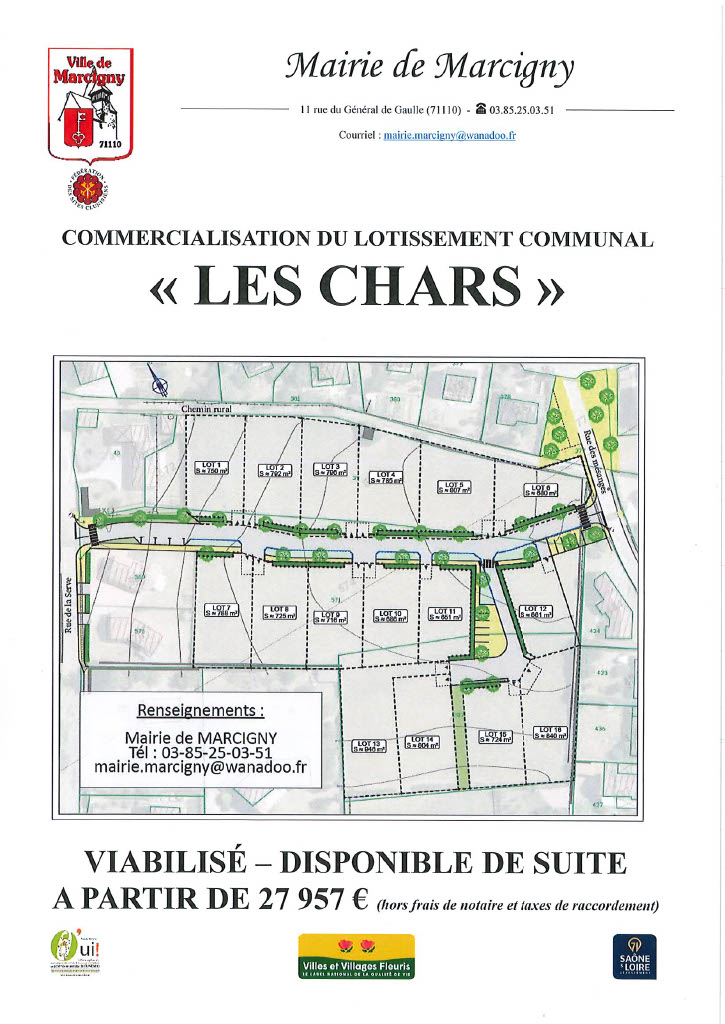 Lotissement les chars